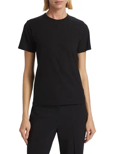 Comme des Garçons PLAY Women's Short-Sleeve Cotton T-Shirt | Thumbnail 2 Comme des Garçons PLAY Women's Short-Sleeve Cotton T-Shirt | Thumbnail 2