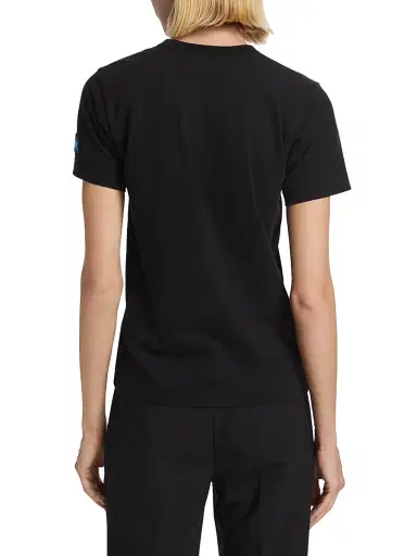 Comme des Garçons PLAY Women's Short-Sleeve Cotton T-Shirt | Thumbnail 4 Comme des Garçons PLAY Women's Short-Sleeve Cotton T-Shirt | Thumbnail 4