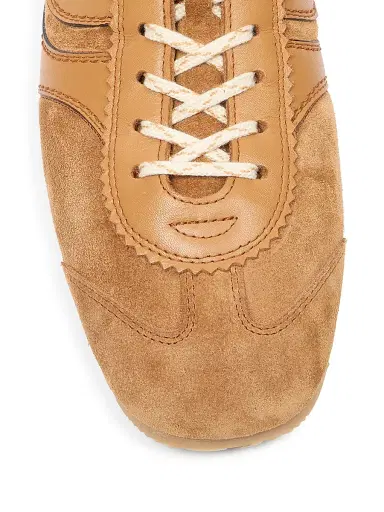 Dries Van Noten Men's Retro Leather Low-Top Sneakers | Thumbnail 4 Dries Van Noten Men's Retro Leather Low-Top Sneakers | Thumbnail 4