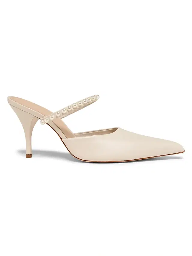 22élevé Women's 85MM Embellished Leather Mules
