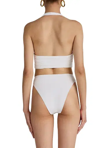 Maygel Coronel Women's Vives Ruched Halter Bikini | Thumbnail 3 Maygel Coronel Women's Vives Ruched Halter Bikini | Thumbnail 3