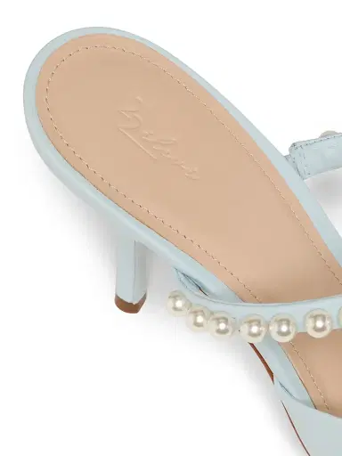 22élevé Women's 85MM Embellished Leather Mules | Thumbnail 6