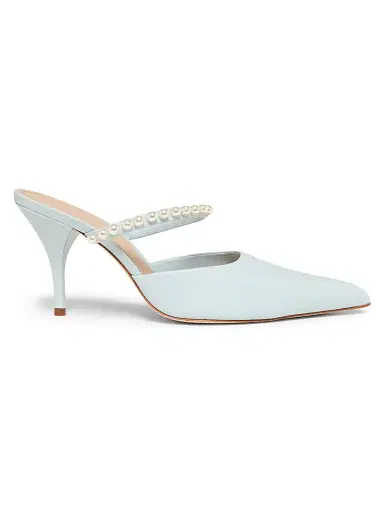 22élevé Women's 85MM Embellished Leather Mules | Thumbnail 1