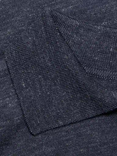 Saks Fifth Avenue Men's Lamar Johnny Collar Short-Sleeve Sweater - Blue - Size XXL | Thumbnail 7 Saks Fifth Avenue Men's Lamar Johnny Collar Short-Sleeve Sweater - Blue - Size XXL | Thumbnail 7