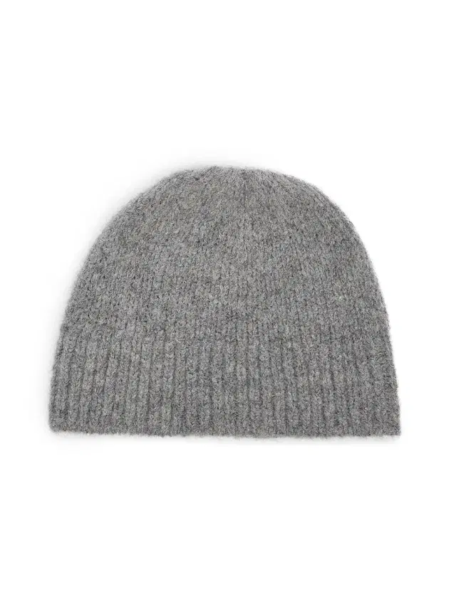 Dries Van Noten Men's Moss Alpaca-Wool Beanie - Mid Grey