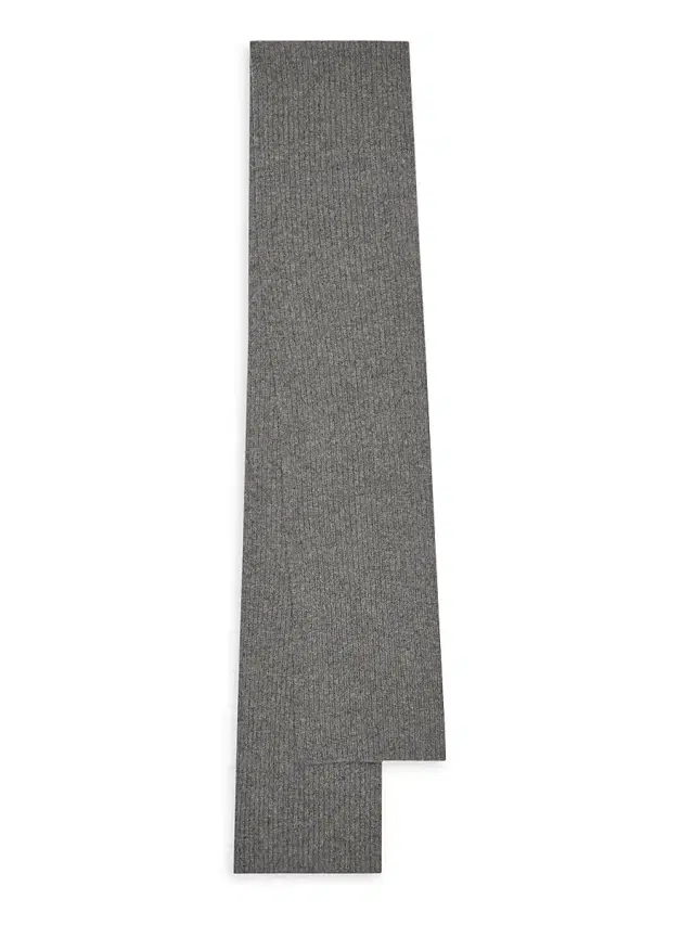 Dries Van Noten Men's Moyson Alpaca-Wool Scarf - Mid Grey