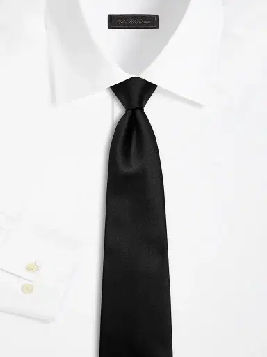 Kiton Men's Solid Silk Tie | Thumbnail 2