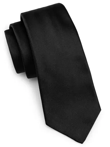 Kiton Men's Solid Silk Tie | Thumbnail 1