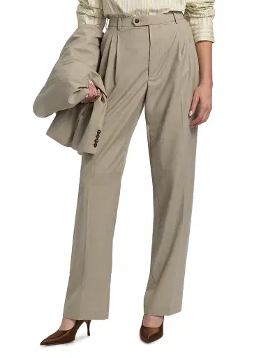 Ronny Kobo Women's Soprano Wool-Blend Pants | Thumbnail 3 Ronny Kobo Women's Soprano Wool-Blend Pants | Thumbnail 3