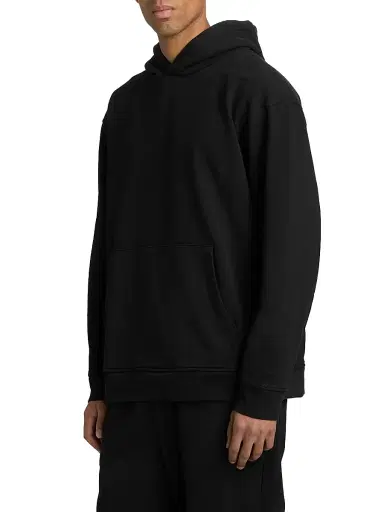Saks Fifth Avenue Men's Foundation Fleece Hoodie - Black - Size XXL | Thumbnail 4