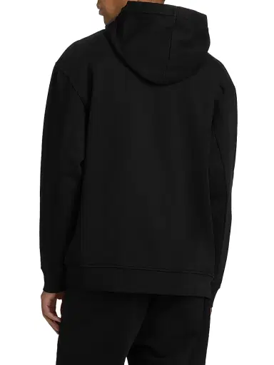 Saks Fifth Avenue Men's Foundation Fleece Hoodie - Black - Size XXL | Thumbnail 5