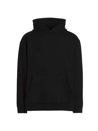 Saks Fifth Avenue Men's Foundation Fleece Hoodie - Black - Size XXL | Thumbnail 1