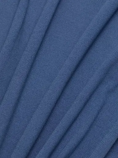Saks Fifth Avenue Men's Garment-Dyed Crewneck Short-Sleeve Sweater - Blue - Size XXL | Thumbnail 7