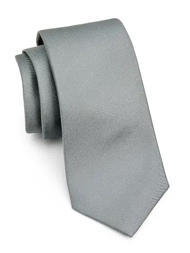 Kiton Men's Solid Silk Tie | Thumbnail 1