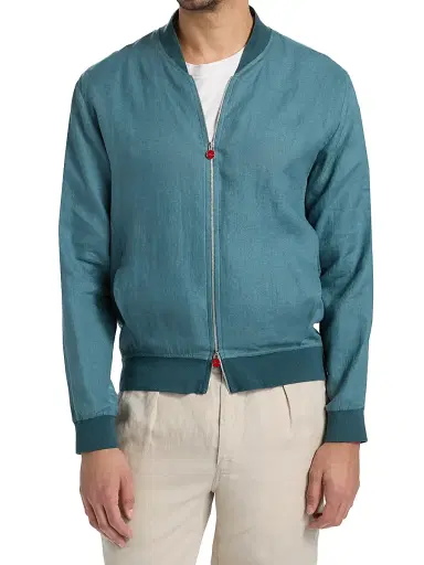 Kiton Men's Pahoa Linen Jacket | Thumbnail 3