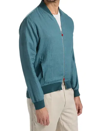 Kiton Men's Pahoa Linen Jacket | Thumbnail 4