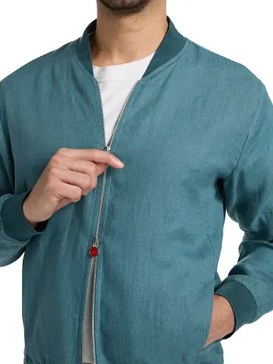 Kiton Men's Pahoa Linen Jacket | Thumbnail 6