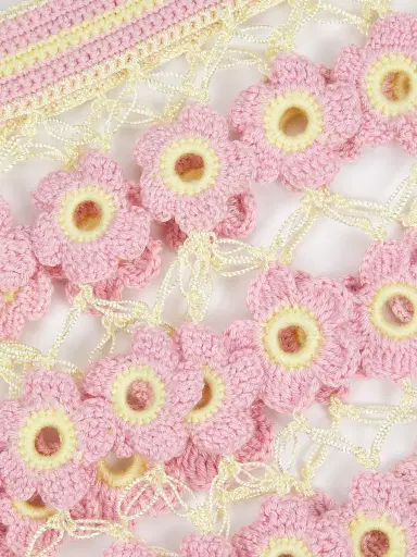 My Beachy Side Women's Fleur Crochet-Knit Tankini Top - Baby Pink - Size Large | Thumbnail 6 My Beachy Side Women's Fleur Crochet-Knit Tankini Top - Baby Pink - Size Large | Thumbnail 6