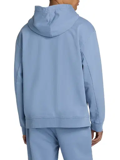Saks Fifth Avenue Men's Foundation Fleece Hoodie - Mountain Bluebird - Size XXL | Thumbnail 5