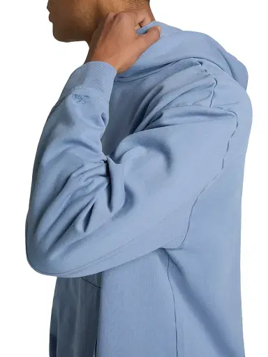 Saks Fifth Avenue Men's Foundation Fleece Hoodie - Mountain Bluebird - Size XXL | Thumbnail 6