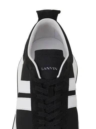 Lanvin Men's Bumpr Nylon Sneakers - Black White | Thumbnail 5 Lanvin Men's Bumpr Nylon Sneakers - Black White | Thumbnail 5