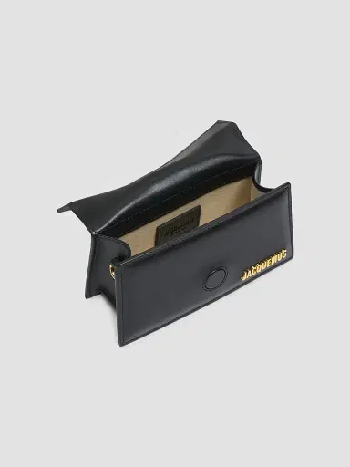Jacquemus Women's Le Bambino Leather Top-Handle Bag - Black | Thumbnail 3 Jacquemus Women's Le Bambino Leather Top-Handle Bag - Black | Thumbnail 3