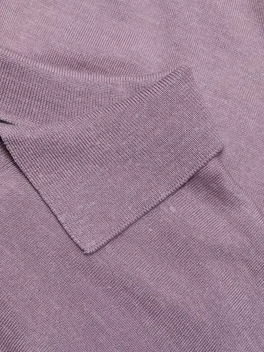 Saks Fifth Avenue Men's Lamar Johnny Collar Short-Sleeve Sweater - Purple - Size XL | Thumbnail 7 Saks Fifth Avenue Men's Lamar Johnny Collar Short-Sleeve Sweater - Purple - Size XL | Thumbnail 7