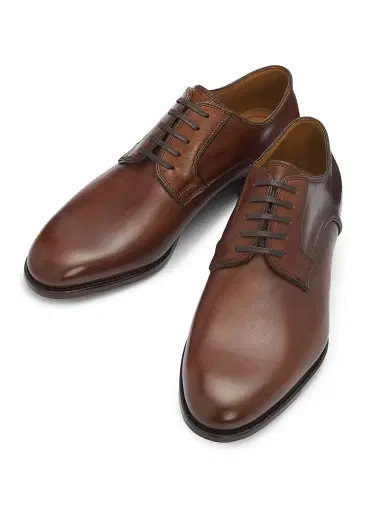 Kiton Men's Leather Lace-Up Oxfords | Thumbnail 4 Kiton Men's Leather Lace-Up Oxfords | Thumbnail 4