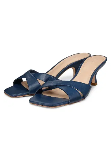 22élevé Women's 55MM Leather Sandals - Blue - Size 10.5 | Thumbnail 2 22élevé Women's 55MM Leather Sandals - Blue - Size 10.5 | Thumbnail 2