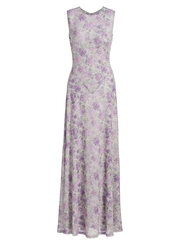 Ronny Kobo Women's Uzina Floral Maxi Dress - Purple Multi