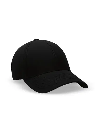 Varsity Headwear Men's Active Tech Baseball Cap - Black | Thumbnail 1