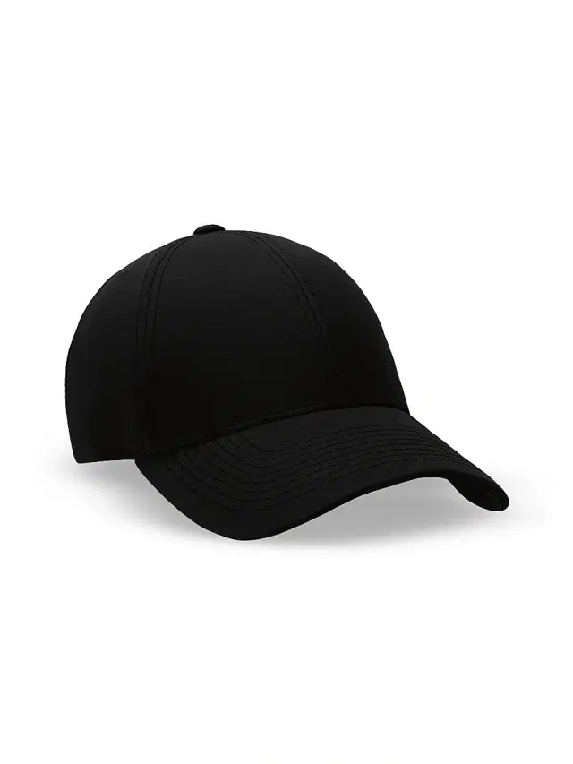 Varsity Headwear Men's Active Tech Baseball Cap - Black