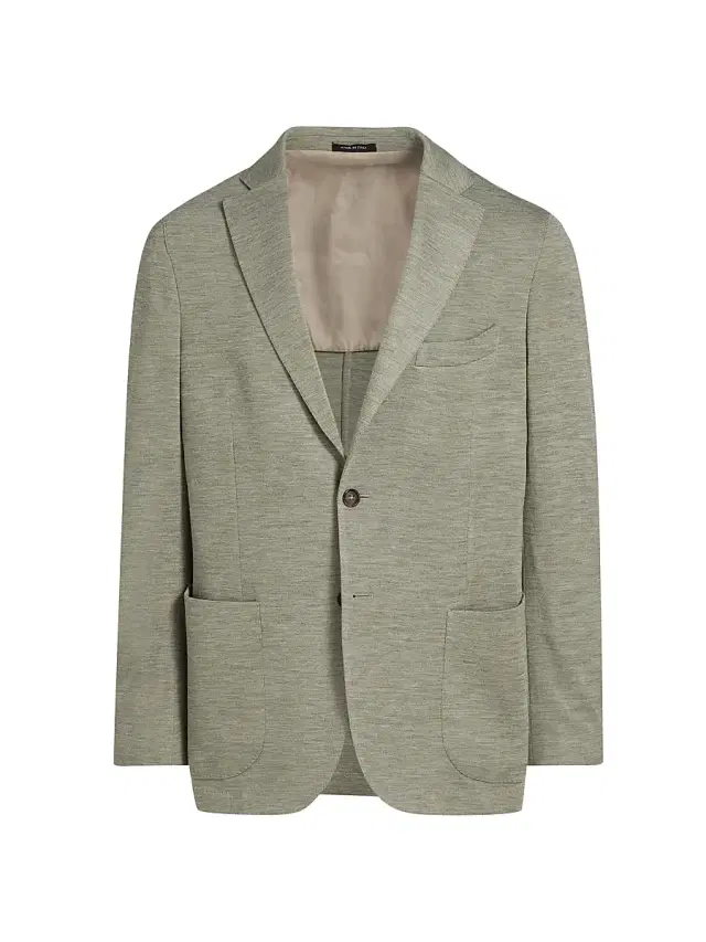 Saks Fifth Avenue Men's Wool-Cashmere Sport Coat - Beige