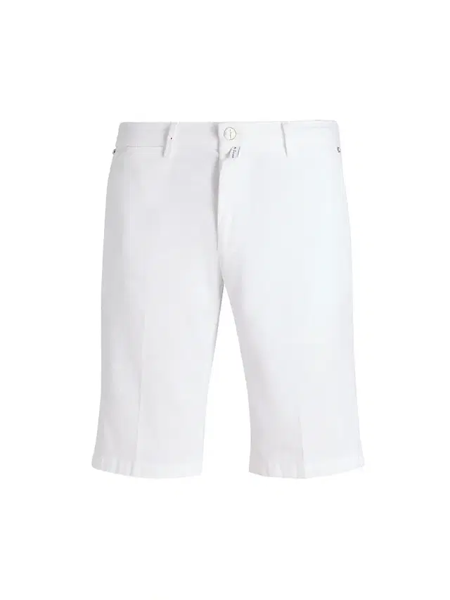 Kiton Men's Corabba Straight-Leg Shorts - White
