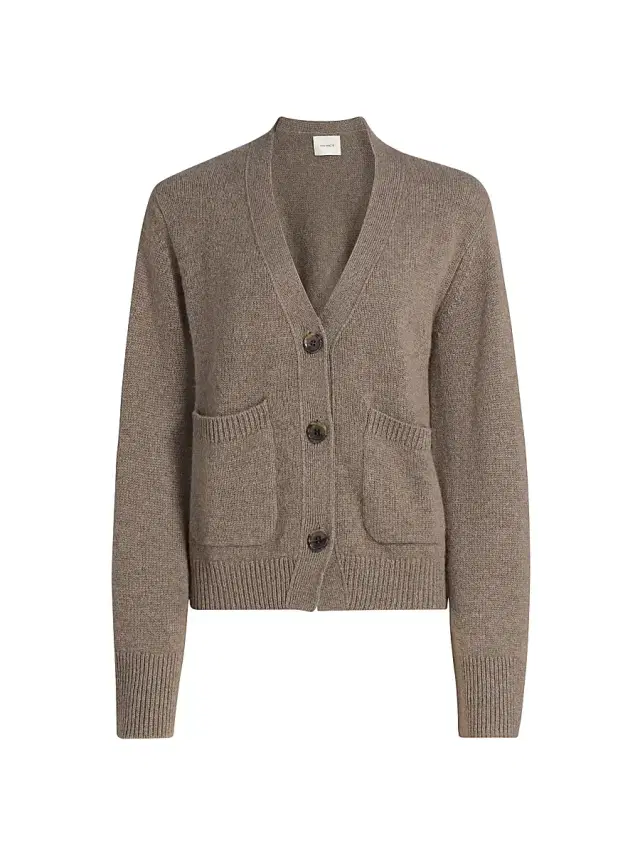 Women's Danni Cashmere Relaxed-Fit Cardigan - Truffle