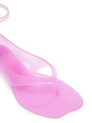 Chloé Women's Chloa 25MM Jelly Thong Sandals - Pink Fizz | Thumbnail 5