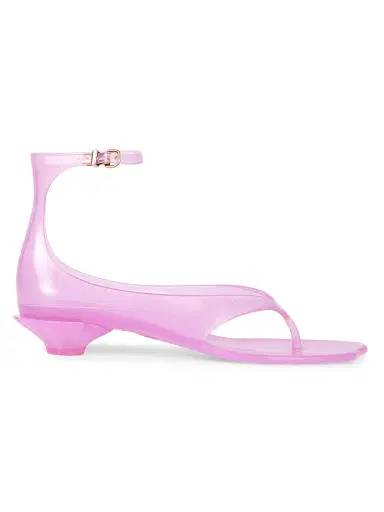Chloé Women's Chloa 25MM Jelly Thong Sandals - Pink Fizz | Thumbnail 1