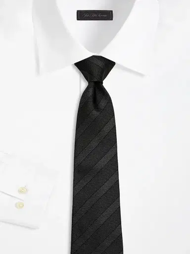 Kiton Men's Striped Silk Tie | Thumbnail 2 Kiton Men's Striped Silk Tie | Thumbnail 2