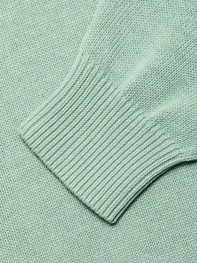 Saks Fifth Avenue Men's Garment-Dyed Crewneck Sweater - Mint Green - Size XXL | Thumbnail 7