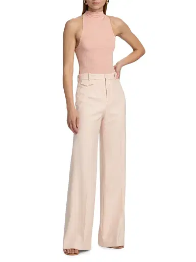 Ronny Kobo Women's Spen Sleeveless Jersey Bodysuit - Tan - Size XL | Thumbnail 2 Ronny Kobo Women's Spen Sleeveless Jersey Bodysuit - Tan - Size XL | Thumbnail 2