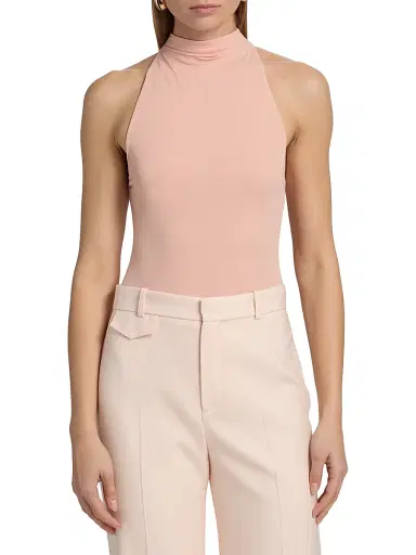 Ronny Kobo Women's Spen Sleeveless Jersey Bodysuit - Tan - Size XL | Thumbnail 3 Ronny Kobo Women's Spen Sleeveless Jersey Bodysuit - Tan - Size XL | Thumbnail 3
