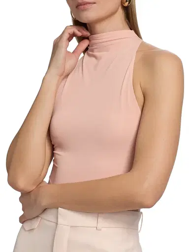 Ronny Kobo Women's Spen Sleeveless Jersey Bodysuit - Tan - Size XL | Thumbnail 7 Ronny Kobo Women's Spen Sleeveless Jersey Bodysuit - Tan - Size XL | Thumbnail 7