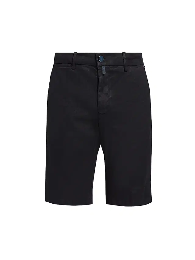 Kiton Men's Corabba Straight-Leg Shorts - Navy Blue