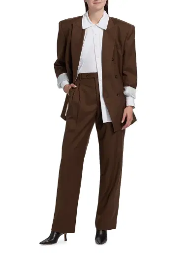 Ronny Kobo Women's Soprano Wool-Blend Pants | Thumbnail 2 Ronny Kobo Women's Soprano Wool-Blend Pants | Thumbnail 2