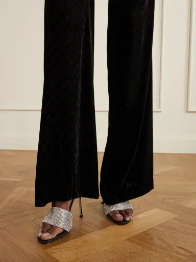 Gucci Bombshell Crystal-embellished Mesh Mules | Thumbnail 2