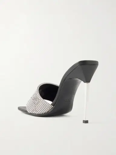 Gucci Bombshell Crystal-embellished Mesh Mules | Thumbnail 3