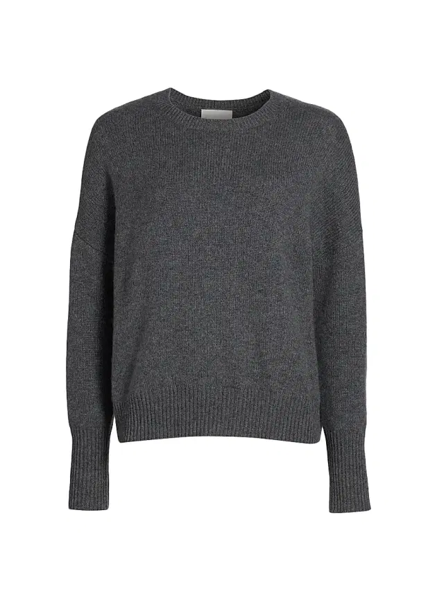 Women's Mila Cashmere Relaxed-Fit Sweater - Graphite