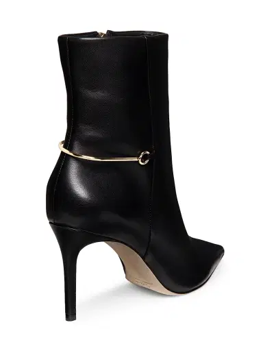 22élevé Women's 85MM Leather Stiletto Booties | Thumbnail 3 22élevé Women's 85MM Leather Stiletto Booties | Thumbnail 3
