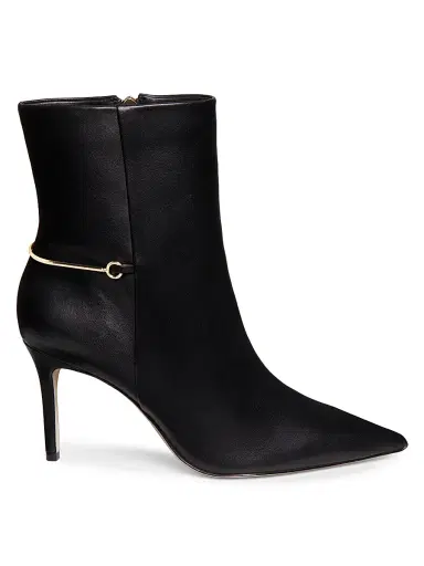 22élevé Women's 85MM Leather Stiletto Booties | Thumbnail 1 22élevé Women's 85MM Leather Stiletto Booties | Thumbnail 1