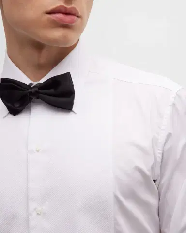 Charvet Men 's Pique-Bib French Cuff Dress Shirt | Thumbnail 5 Charvet Men 's Pique-Bib French Cuff Dress Shirt | Thumbnail 5